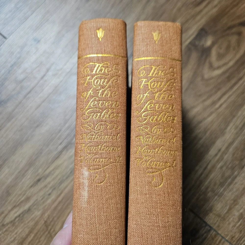 Lot of 2 Vintage Classics- The House of Seven Gables by Nathaniel Hawthorne 1851